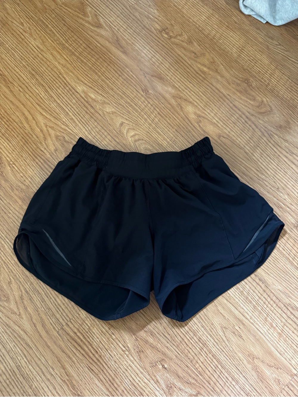 Lululemon Black Speed Up Lined Running Shorts